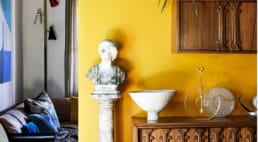 Kolor, sztuka, rzeźba: dom w Melbourne w stylu vintage