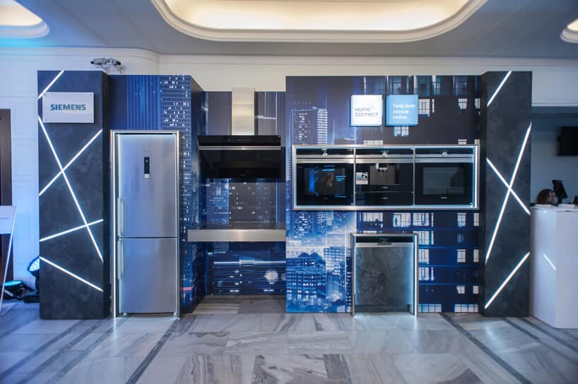 nowoczesna aranżacja kuchni podczas Siemens Future Living Award 2018