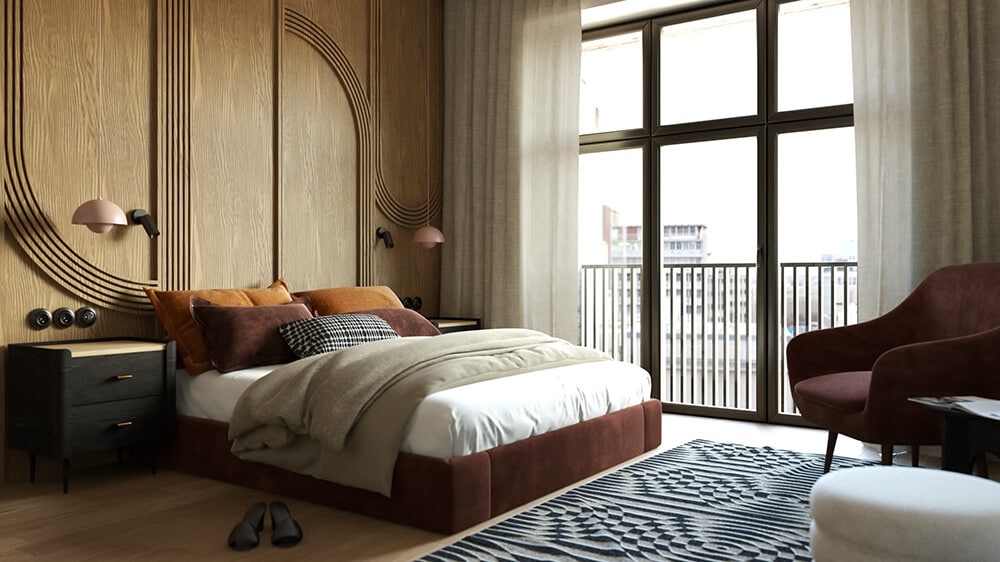 Oto najlepsze projekty sypialni z garderobą