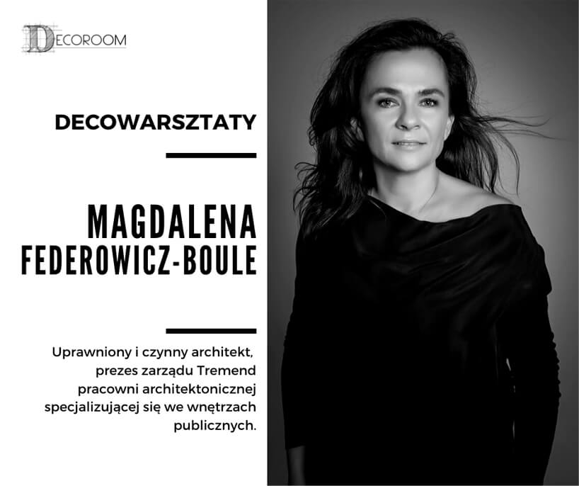 zdjęcie Magdaleny Federowicz-Boule uczestniczki DECOwarsztatów