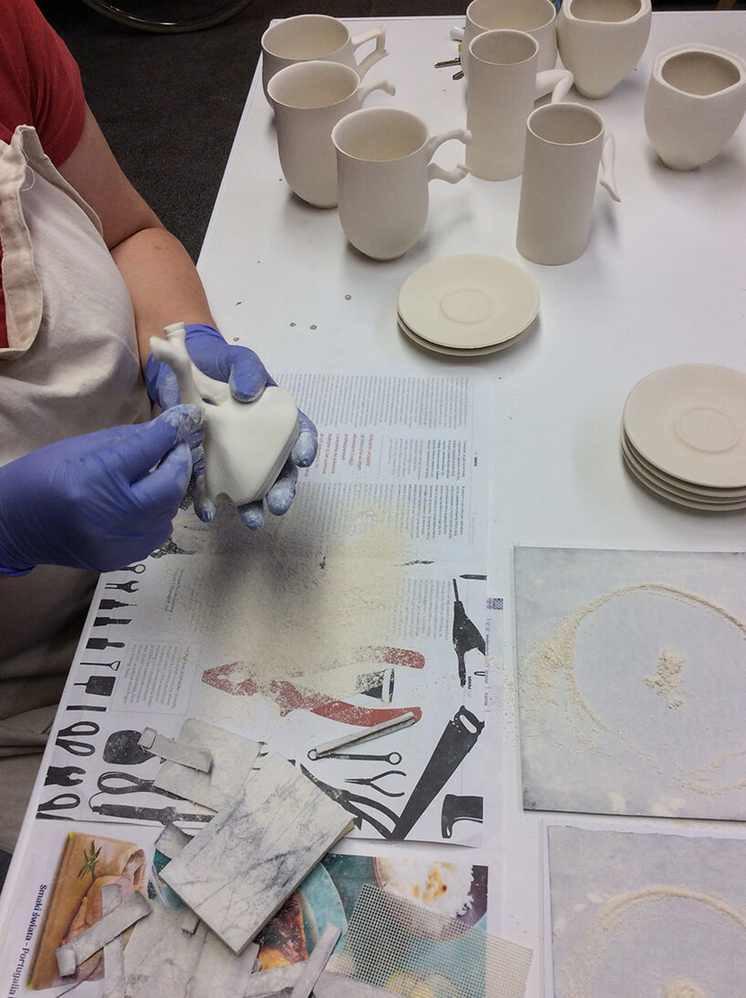ceramika podczas tworzenia